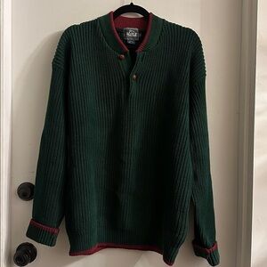 Vintage Woolrich Dartmouth Sweater green cotton men’s large